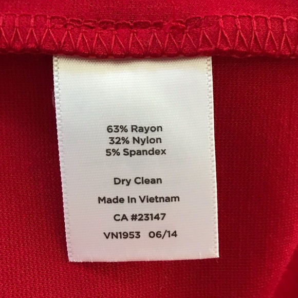 Talbots Red Knit Dress NWT - Picture 7 of 7